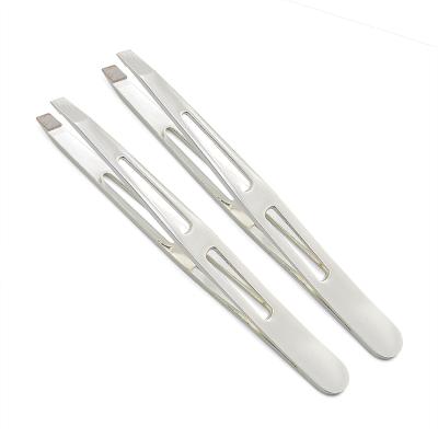 China High Quality Hollow Eyebrow Tweezer Tipped Precision Tip Hair Tweezerette for sale