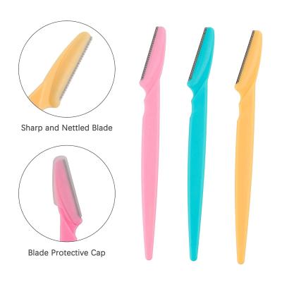 China Supply Variety Size Eyebrow Razor Trimmer Blade Razor Knife Hair Remover Sharp Face Razors For Women for sale