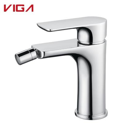 China Modern Bidet Mixer Tap Chrome Single Lever Bidet Faucet for sale