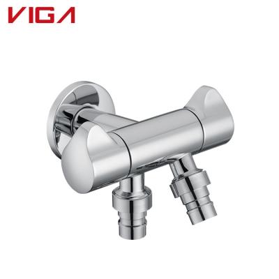 China Modern VIGA Modern Chrome Plated Wall Mounted Single Cold Tub Shower Mixer Bathroom Faucet Bath Faucet for sale