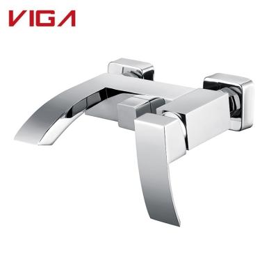 China Modern Wall Mounted Bath Mixer Hot And Cold Water Faucet for sale