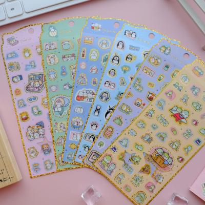 China Laser Run Nekoni Original Design Pet Stack Butter Cute Animal Paper Stickers for sale