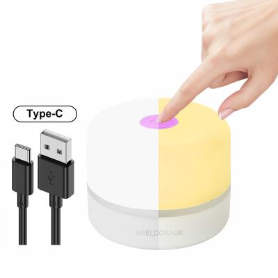 China New Style Kids Baby Modern Bedside Touch Sensor Control Night Light Hotel Multicolor Led Reading Light for sale