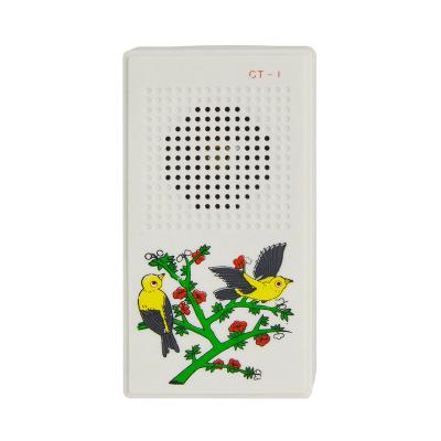 China ABS Plastic OEM/ODM Cheapest Available Economical Seldorauk Bird-Sound Door Bell (Recycle/Fresh) for sale