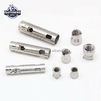 China Stone Fixed to Block Concrete Hollow Solid Wall M2-M65 SS316 SS304 Stainless Steel Expansion Tube Bolts Shield Anchor for Solid Wall and Drywall for sale