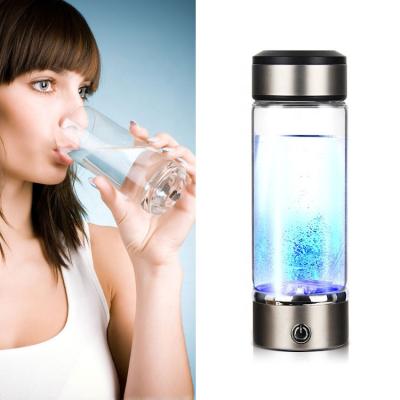 China Fast Home Care Smart Portable Alkaline Generator High Capacity Pure Hydrogen H2 Rich Water Bottle for sale