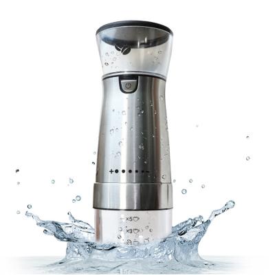 China Hot Selling Commercial Coffee Grinder Glass Jar Outdoor Electric Burr Coffee Grinder with USB Rechargeable for sale