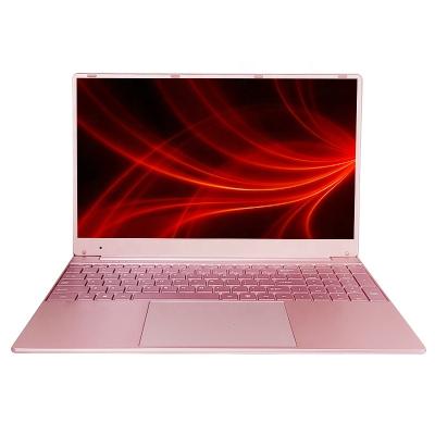 China Wholesale Numpad Desktop PC 15.6 Inch Gemini Lake j4105 J4125 DDR4 8GB 512GB Slim Gaming Laptop Pink Mini Notebook for sale