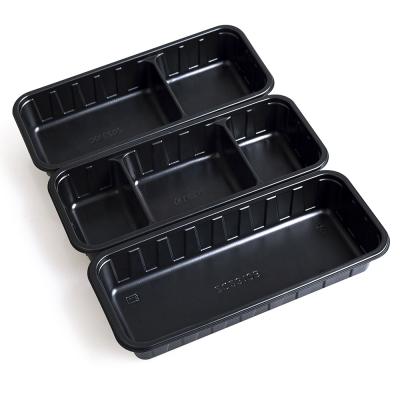 China Disposable Plastic Meal Prep Container 2 Compartment 3 Compartment Food Container Box Take Out Container Food Box for sale