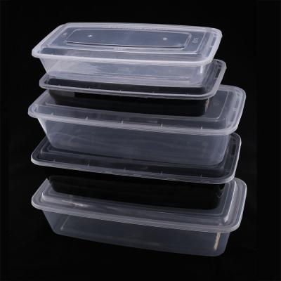 China Sustainable Hot Sale PP Restaurant Food Packaging Serving Bowls Disposable Target With Lids For Fish for sale