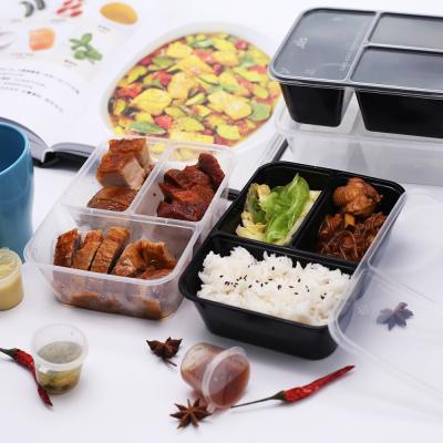 China Sustainable Eco Friendly Microwave Safe Food Storage With Lid Disposable Plastic Food Container for sale