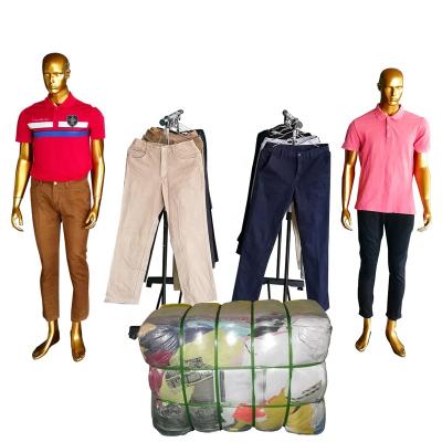 China Casual Occasion Used Mens Cotton Pants Wholesale Mitumba 100Kg Bales Canada Dubai Korea Used Clothes for sale