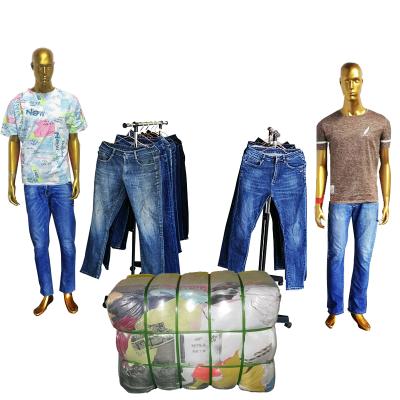 China 4 Second Hand Mens Casual Used Jeans Pants Clothing Pretty Mixed Second Hand UK Bullets Used Clothes For Men for sale