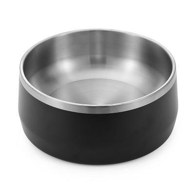 China Sustainable Everich BPA Free Boomer 8 Stainless Steel Dog Bowl, Non-Slip Dog Bowl, Holds 64 oz Dog Bowl for sale