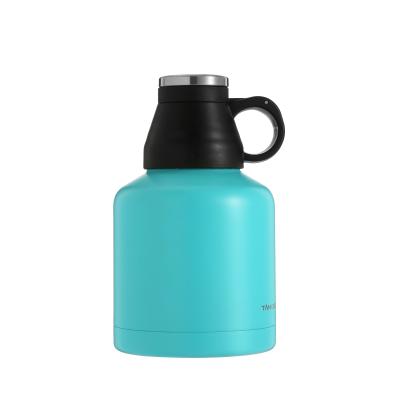 China Sustainable 32oz Stainless Steel Beer Shaker 18/8 Stainless Steel Powder Coated Vacuum Insulated Water Bottle for sale