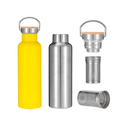 China PORTABLE Matte Finish Water Bottle Straw Water Bottle Steel Hot Vacuum Flask for sale