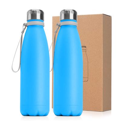 China Stainless Steel Viable Top Custom Water Bottle Cola Logo Water Bottle Bestselling Item Double Wall Flask for sale