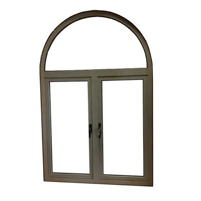 China Swing Standard AS2047 Australian Double Glazed Windows Casement French Style Windows Church Arched Casement Windows for sale