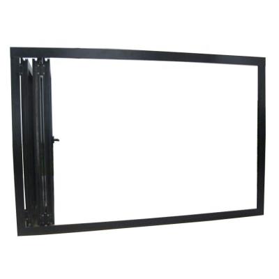 China Matt Black Folding Windows Waterproof Double Glazed Window AS2208 Standard Top Aluminum Bifold Screen Supplier in Shanghai China for sale