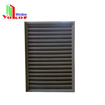 China Aluminum Swing Air Conditioner Protector Louvers Windows for sale