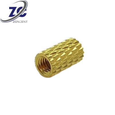 China Heavy Industry Brass Threaded Insert Nuts Kit Assortment Knurled Inserts Nuts for sale