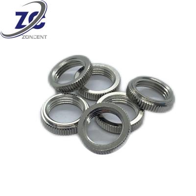 China Heavy Industry Thread Insert Nut Factory Size Custom Thin Knurled Thin Knurled Nut for sale