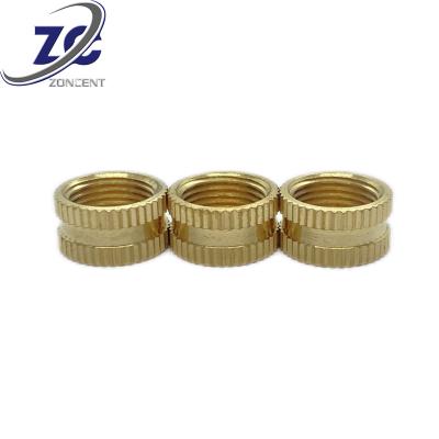 China Heavy Industry Threaded Inserts OEM Threaded Inserts Knurled Nut For Plastic for sale