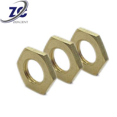 China Wholesale Custom OEM Heavy Industry Carbon Steel Brass Stainless Steel Thin Size Hex Nut for sale