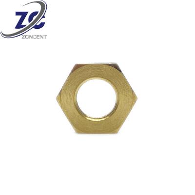 China Heavy Industry Thin Wholesale Hex Nut OEM Stainless Steel CNC Lathe Brass Fasteners for sale