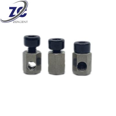 China Heavy Industry Carbon Steel Stainless Steel Barrel Nut OEM Flat Head Hex Rivet Nut Long for sale