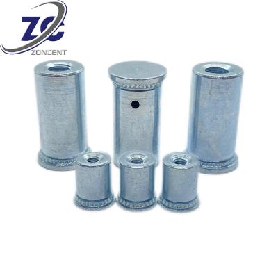 China Heavy Industry Custom Size Stainless Steel Head Threaded Insert Rivnuts Aluminum Flat Blind Nut for sale