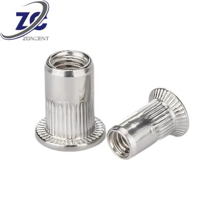 China Heavy Industry Stainless Steel Brass Rivet Nuts Rivnut Rivet Nut With Knurled Body for sale