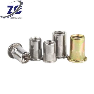 China Heavy Industry Custom Surface Treatment Stainless Steel 304 316 Rivet Nut for sale