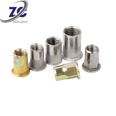 China Heavy Industry Factory Direct Supply Custom Size Stainless Steel Carbon Steel Brass Rivet Nut for sale