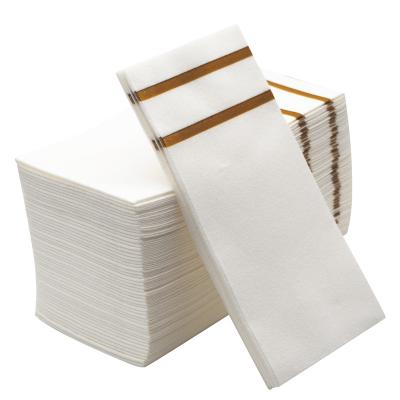 China Twlead Brand Guest Towel Guest Towels Feel White Disposable Linen Guest Towel Disposable Dinner Paper Towel for sale