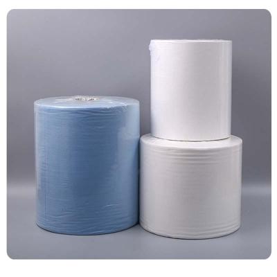 China Buy 50g-120g Bulk White Colored Airlaid Paper Jumbo Roll From China for sale