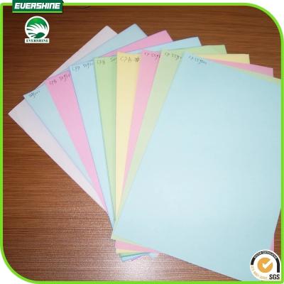 China Blue Black Carbonless Paper Printing Image A4 NCR Carbonless Paper for sale