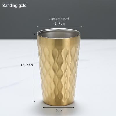 China Viable New Product Customizable Stainless Steel Travel Camping Coffee Tea Mug Luxury Drinks Mug for sale