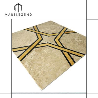 China Modern Cappuccino Beige Marble For Flooring And Wall Laminated Marble for sale