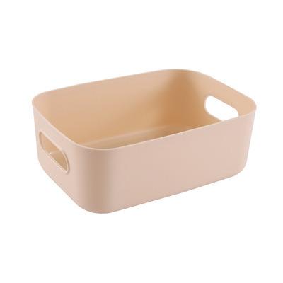 China Viable Storage Barrels With Handles Plastic Kitchen Snack Basket Baskets Storage Sundries Desktop Storage Box for sale