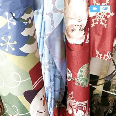 China Fabric Digital Printing Paper Christmas Pattern Holiday Style for sale