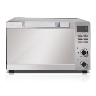 China Haihua 1700W Household Restaurant Kitchen Electric Oven Pizza Cake Bakery Toaster Stainless Steel Convenient Elements Push Buttons for sale