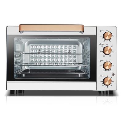 China Haihua Restaurant Household Kithchen Convenient Pizza Toaster 45L 1700W Oven Stainless Steel Plastic Door Electric with Double Glass Ovens for sale