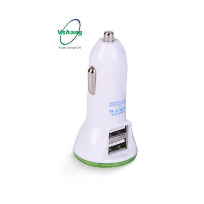 China Cool Universal Car Charger Customized Logo Cool Usb Charger With Night Light for sale