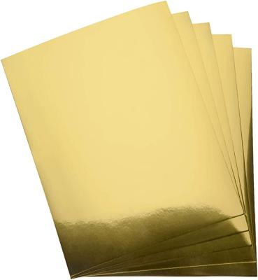 China ANTISTATIC Self Adhesive Gold Aluminum Foil Sticker Paper Sheets for sale