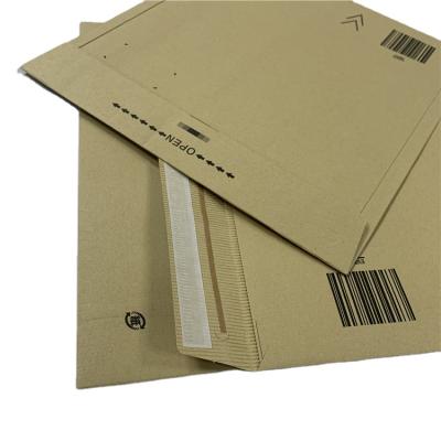 China Biodegradable Strong Adhesive Glue Eco-Friendly Custom Cushioning Printed Honeycomb Recyclable Paper Padded Mailer Postage Mailing Envelopes Bag for sale