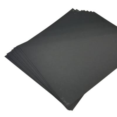 China Hot Sale 180gsm 300gsm 70x100cm Waterproof Thick Black Virgin Wood Pulp Paper / Cardboard Sheet for sale