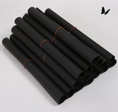 China Anticurl Black Paper Roll 80gsm Black Cardboard For Wrapping Box Paper Bag for sale