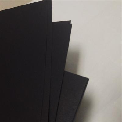 China 110g /120g/150g/180g 230g Black Anti Curl Kraft Paper for sale