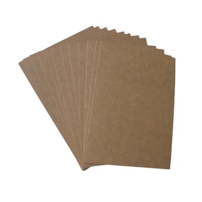 China 1.0mm 1.5mm 2.0mm 600gr Brown Packaging Rigid Moisture Proof Paper for sale